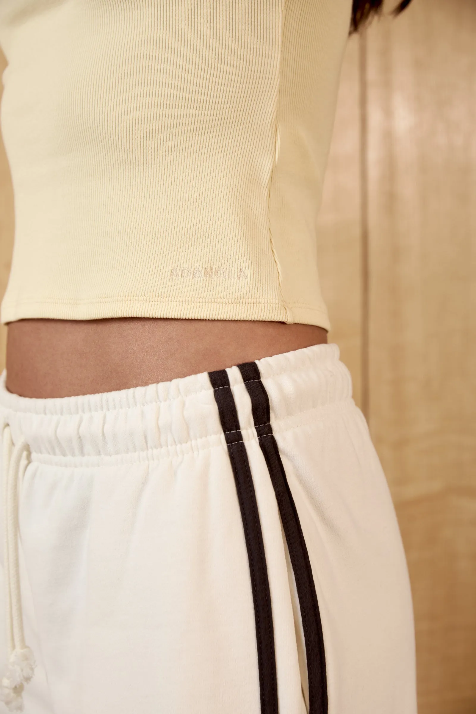 Rib V Neck Tank Top - Butter Yellow sold by Adanola product image thumbnail 2