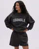 Varsity Oversized Sweatshirt - Coffee Bean sold by Adanola