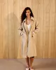 Technical Trench Coat - Beige sold by Adanola