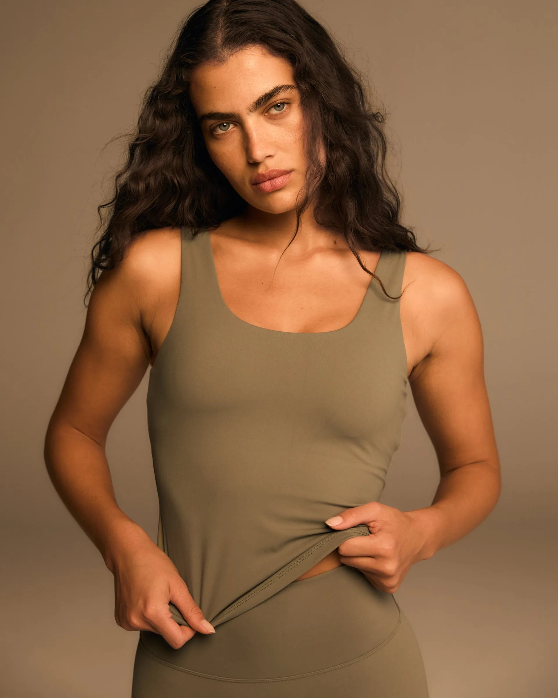 Ultimate Tank Top - Olive Green sold by Adanola