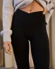 Ultimate Capri Wrap Over Leggings - Black sold by Adanola