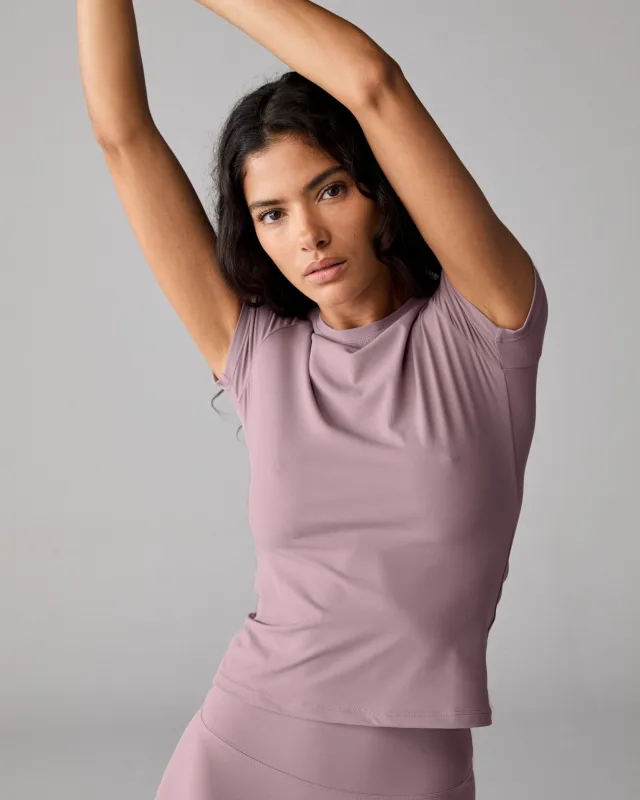 Ultimate Short Sleeve Top - Dusk Purple sold by Adanola