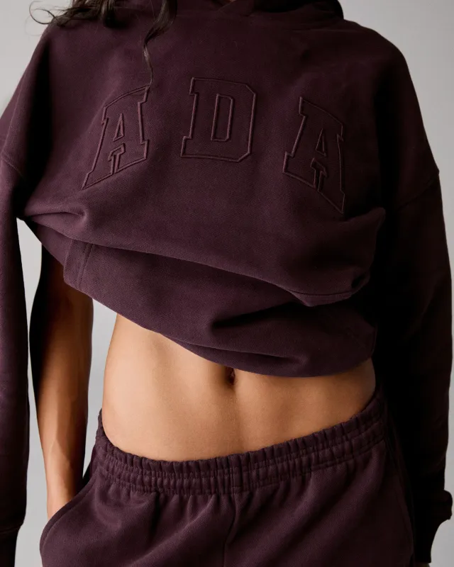 ADA Oversized Hoodie - Dark Cherry sold by Adanola