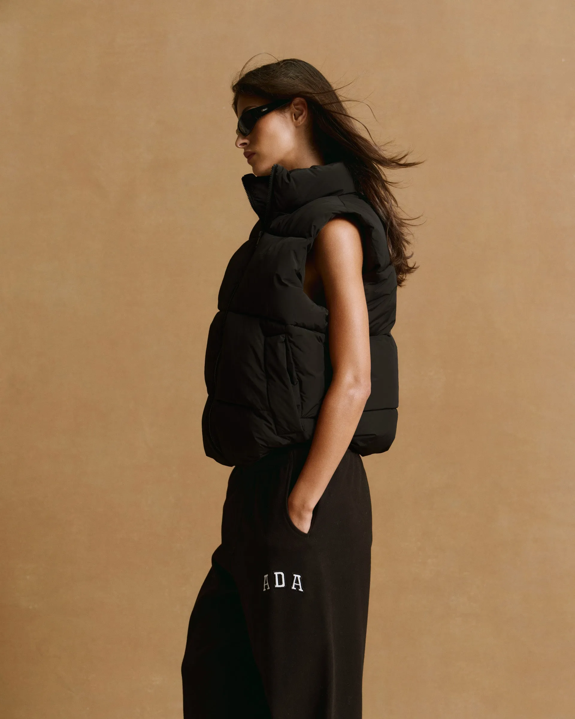 Puffer Gilet - Black sold by Adanola