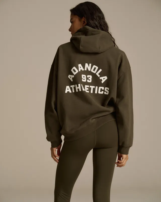 Campus Oversized Hoodie - Fern Green sold by Adanola