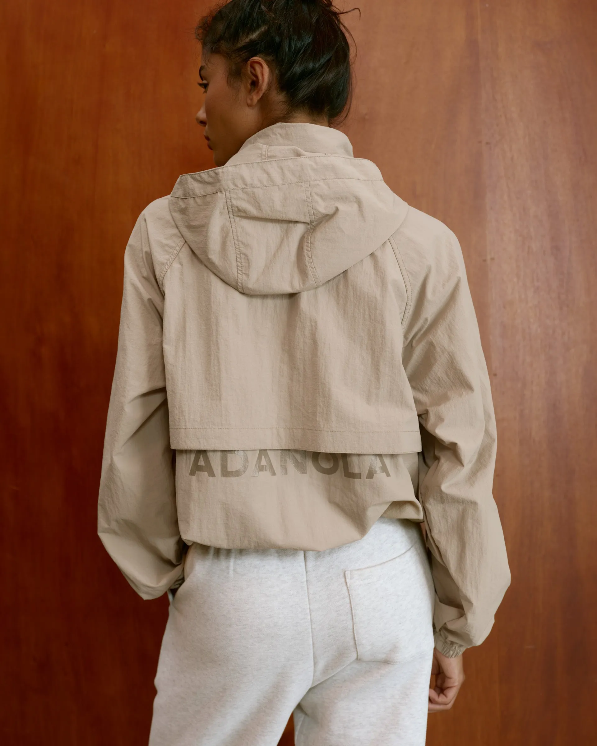 Storm Flap Rain Jacket - Almond sold by Adanola product image thumbnail 2