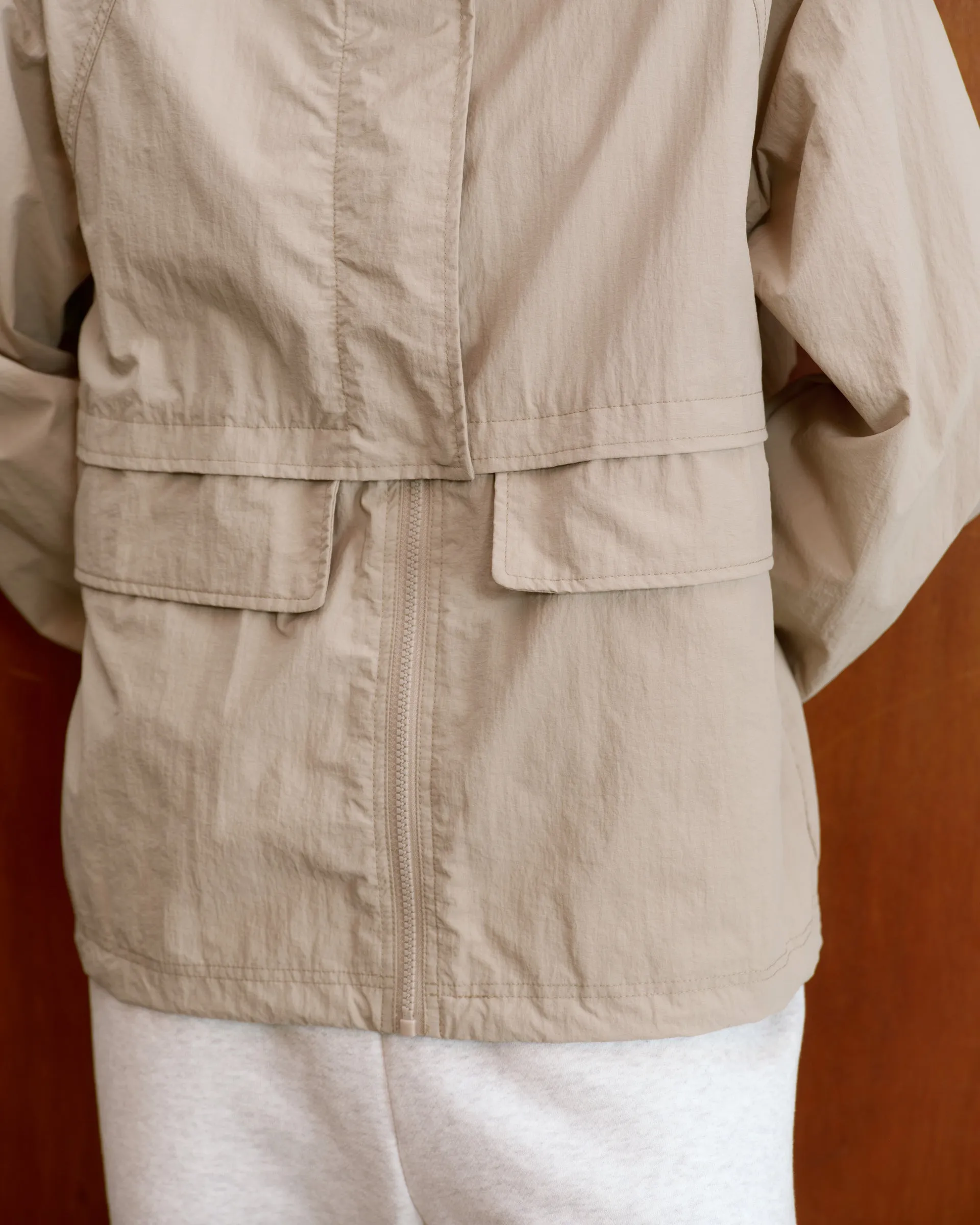 Storm Flap Rain Jacket - Almond sold by Adanola product image thumbnail 5