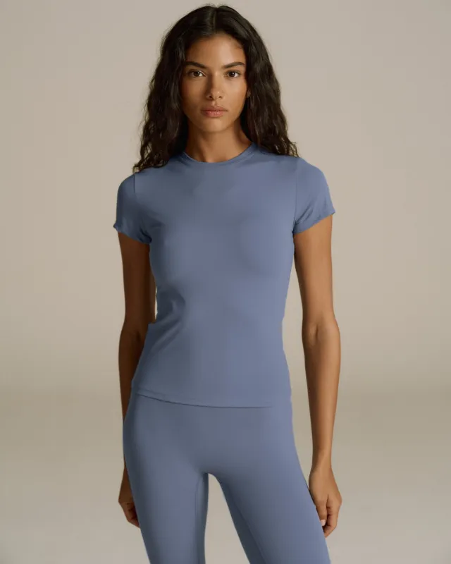 Ultimate Short Sleeve Top - Slate Blue sold by Adanola