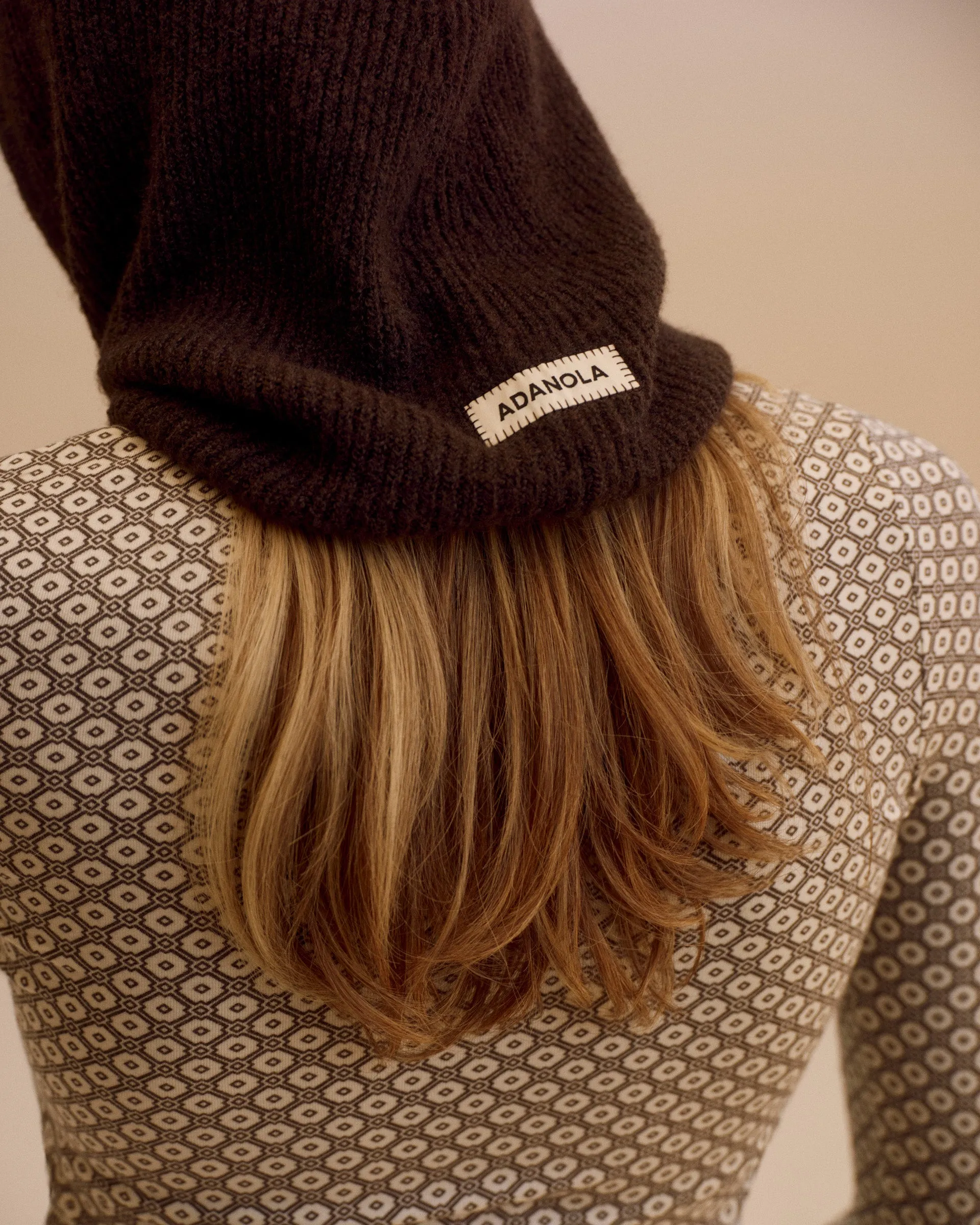 Knitted Balaclava - Coffee Bean sold by Adanola product image thumbnail 2