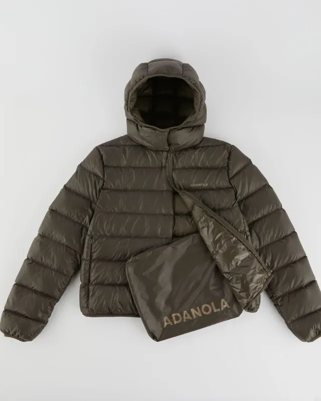 Packable Puffer Light Down Jacket - Coffee Bean sold by Adanola