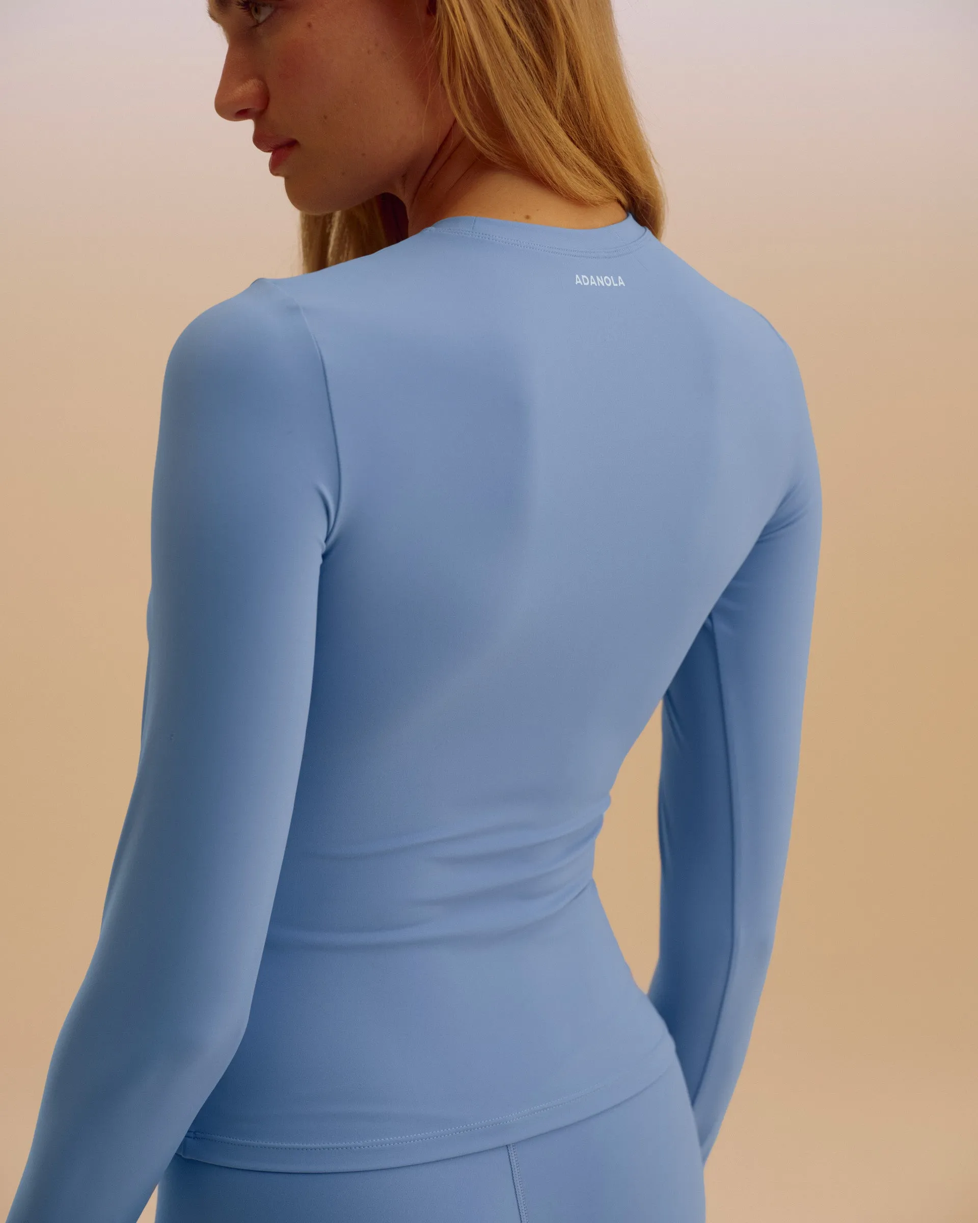 Ultimate Long Sleeve Top - Ice Blue sold by Adanola product image thumbnail 2