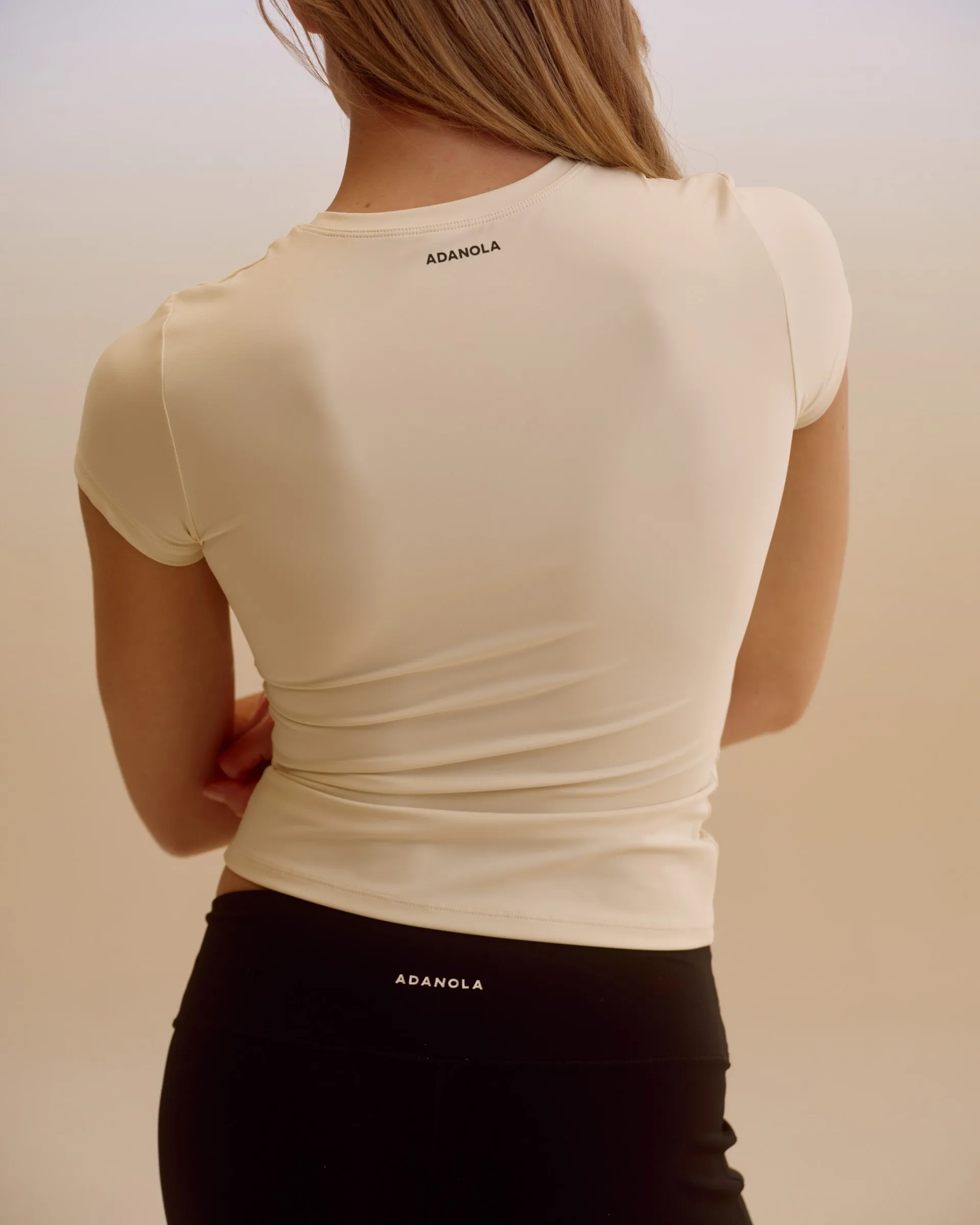 Ultimate Short Sleeve Top - Marshmallow White sold by Adanola product image thumbnail 2