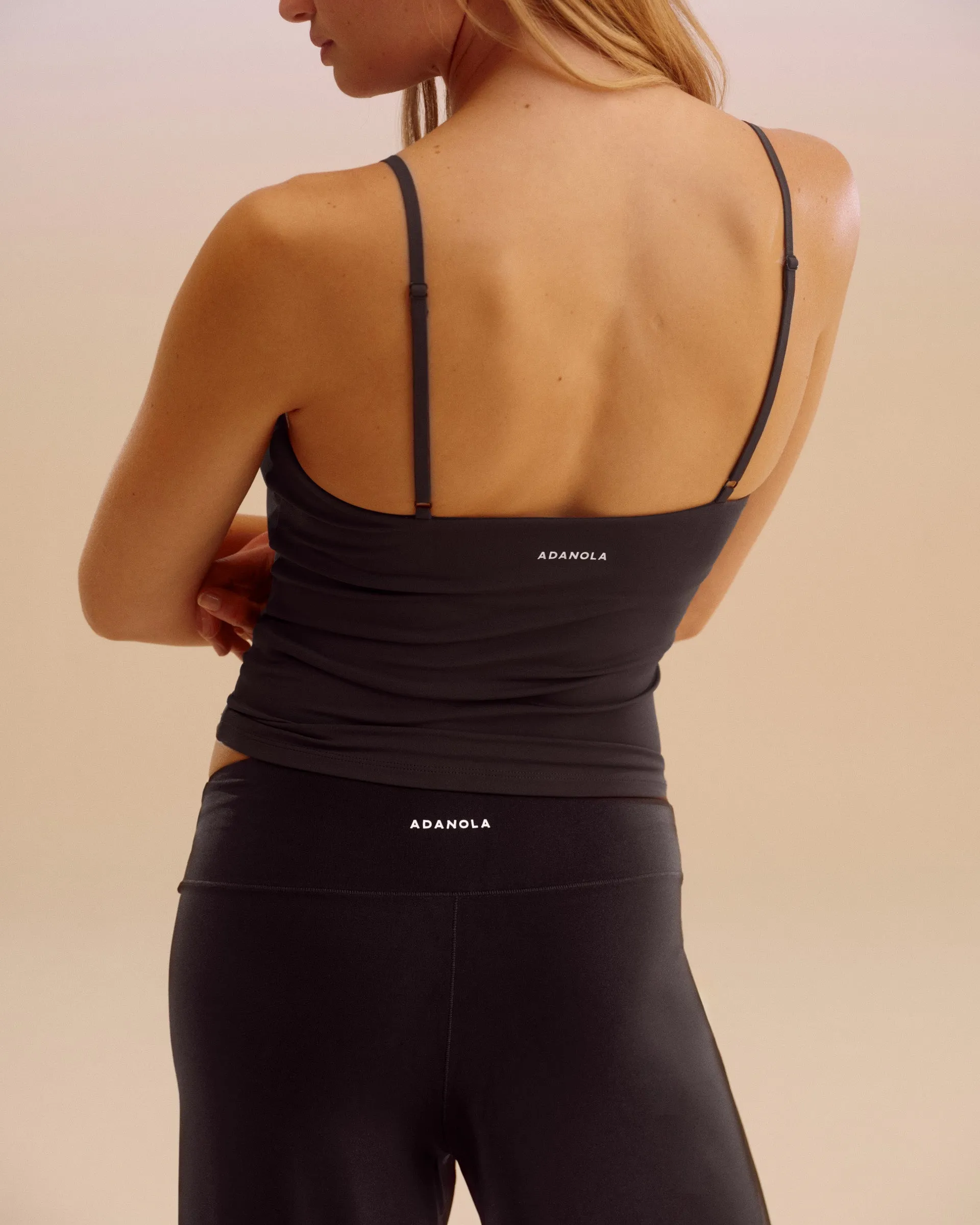 Skinny Strap Top - Coffee Bean sold by Adanola product image thumbnail 2