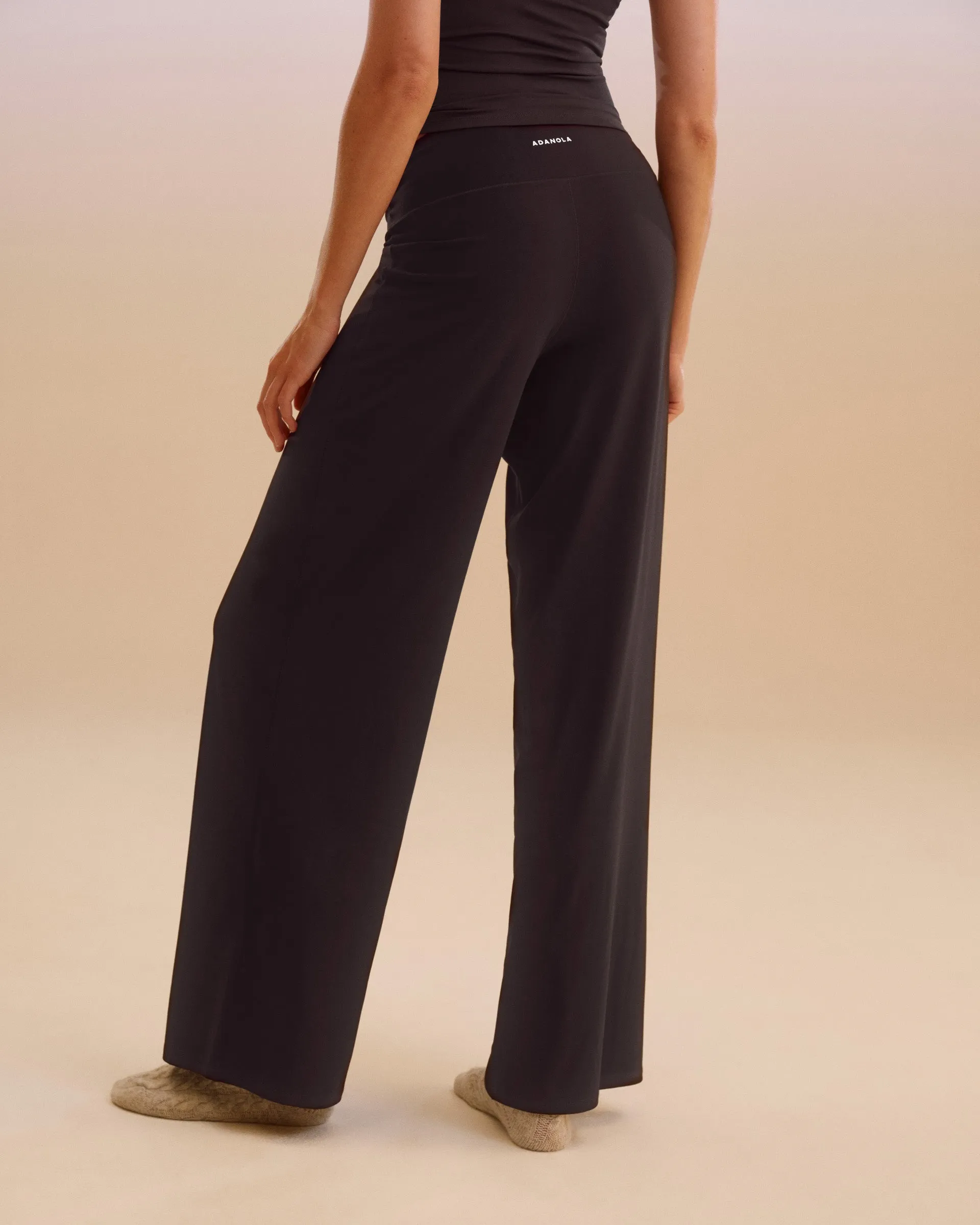 Wide Leg Yoga Pant - Coffee Bean sold by Adanola product image thumbnail 2