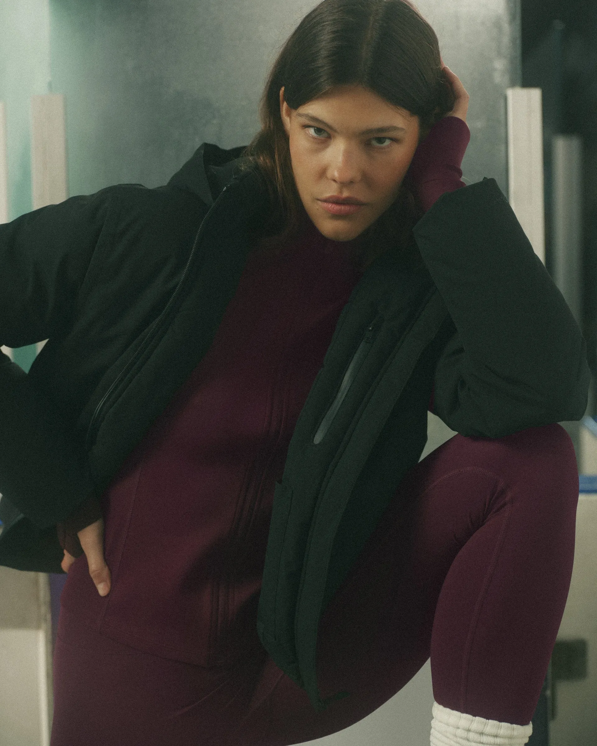 Hooded Waterproof Coat - Black sold by Adanola product image thumbnail 2