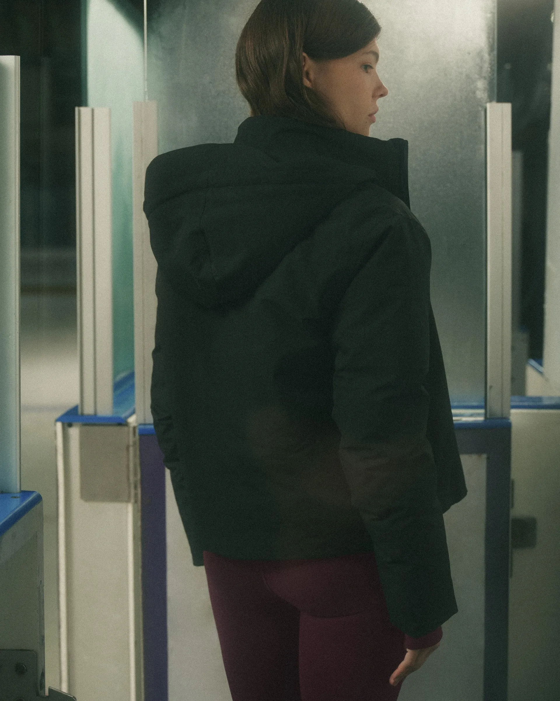 Hooded Waterproof Coat - Black sold by Adanola product image thumbnail 3