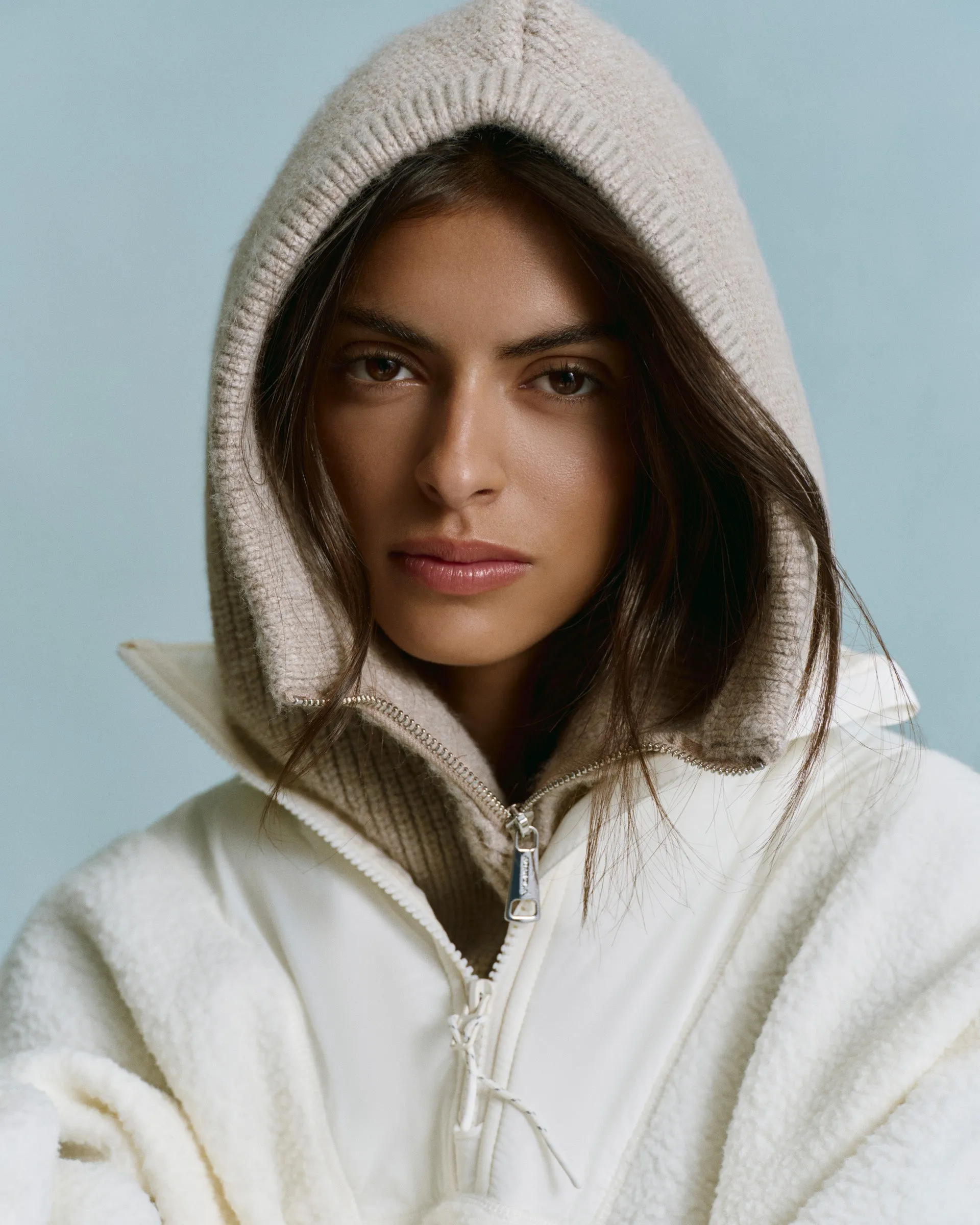 Knit Balaclava - Sand sold by Adanola