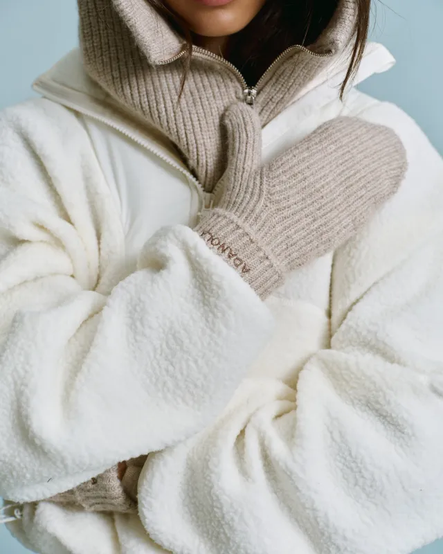 Knit Mittens - Sand sold by Adanola