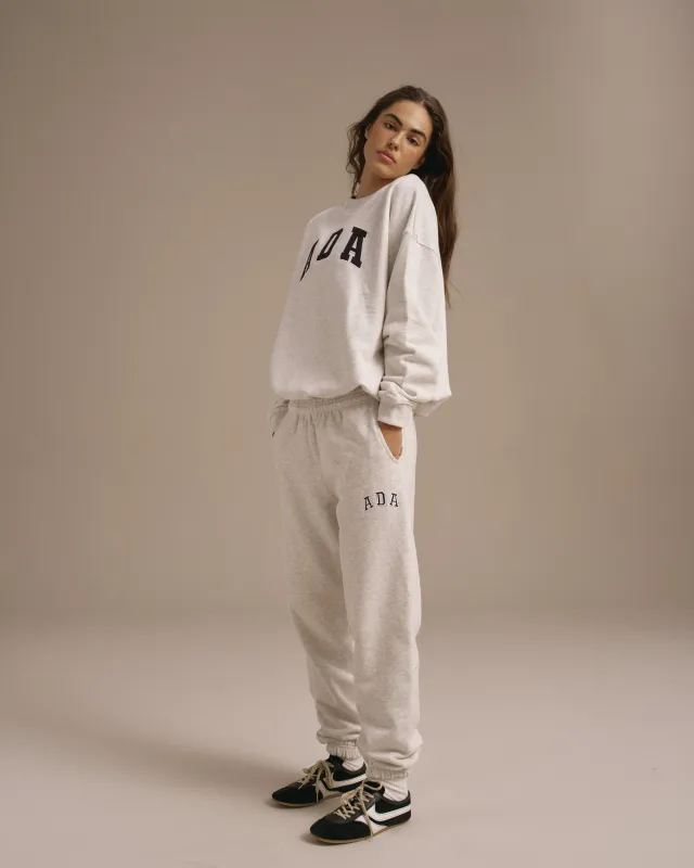 ADA Sweatpants - Light Grey Melange sold by Adanola