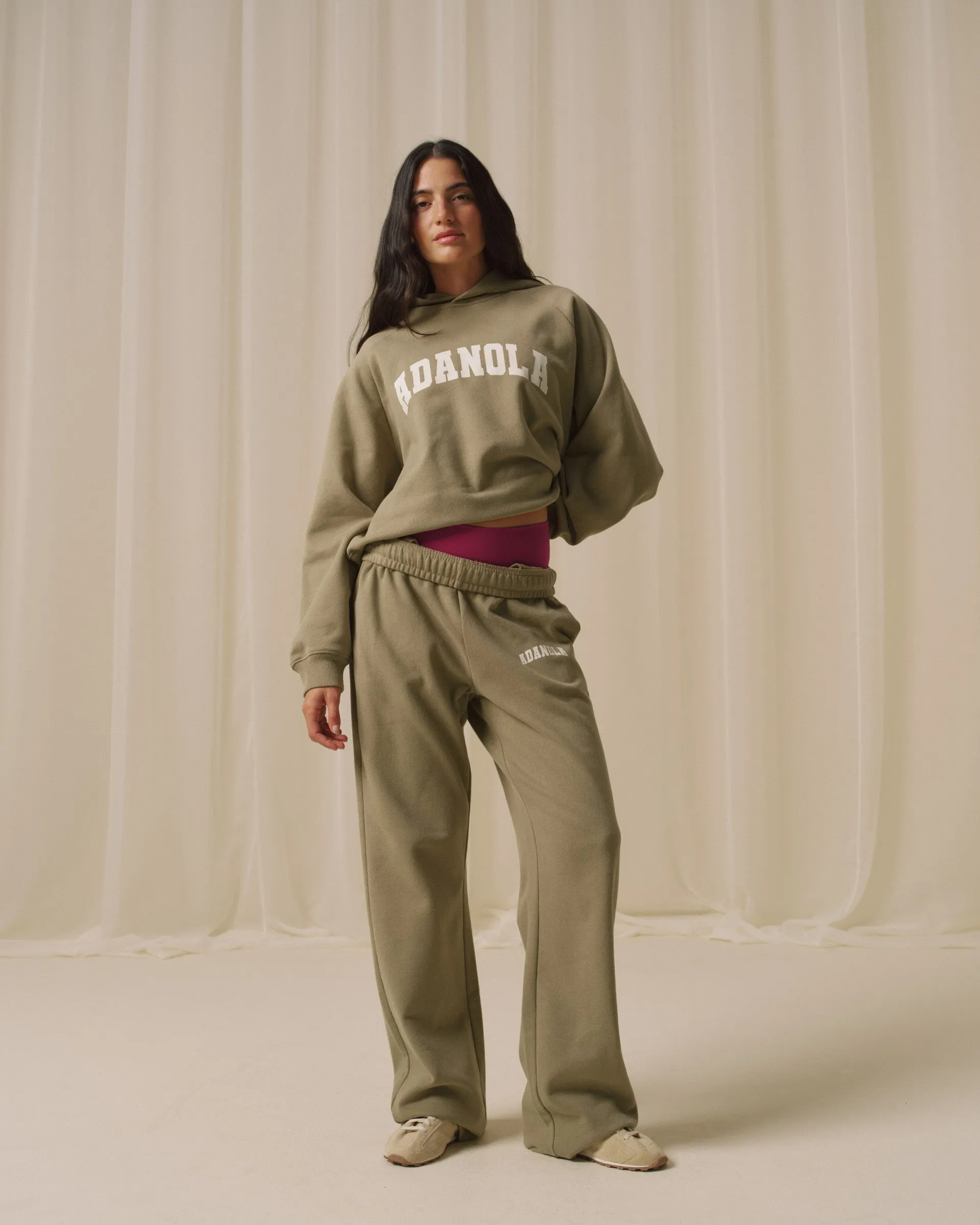 Varsity Loose Fit Hoodie - Pistachio Green sold by Adanola product image thumbnail 3