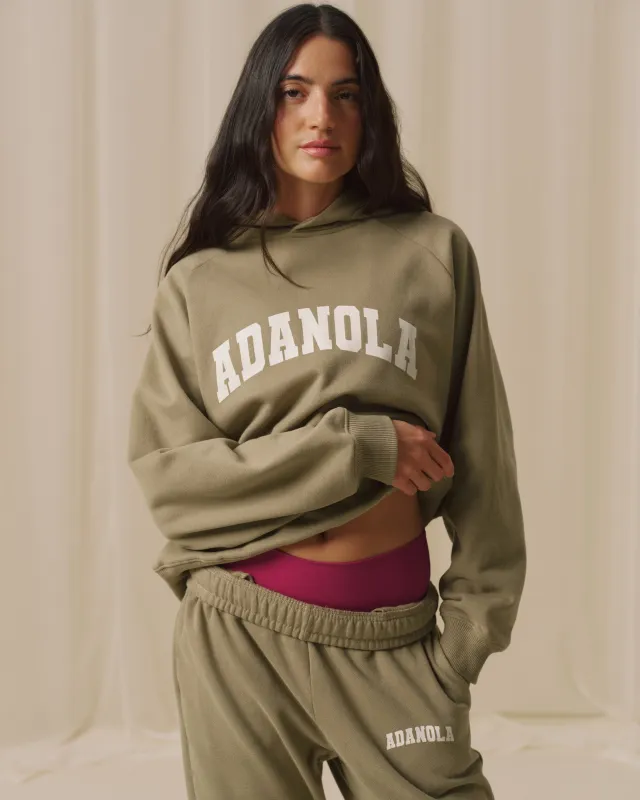 Varsity Loose Fit Hoodie - Pistachio Green sold by Adanola