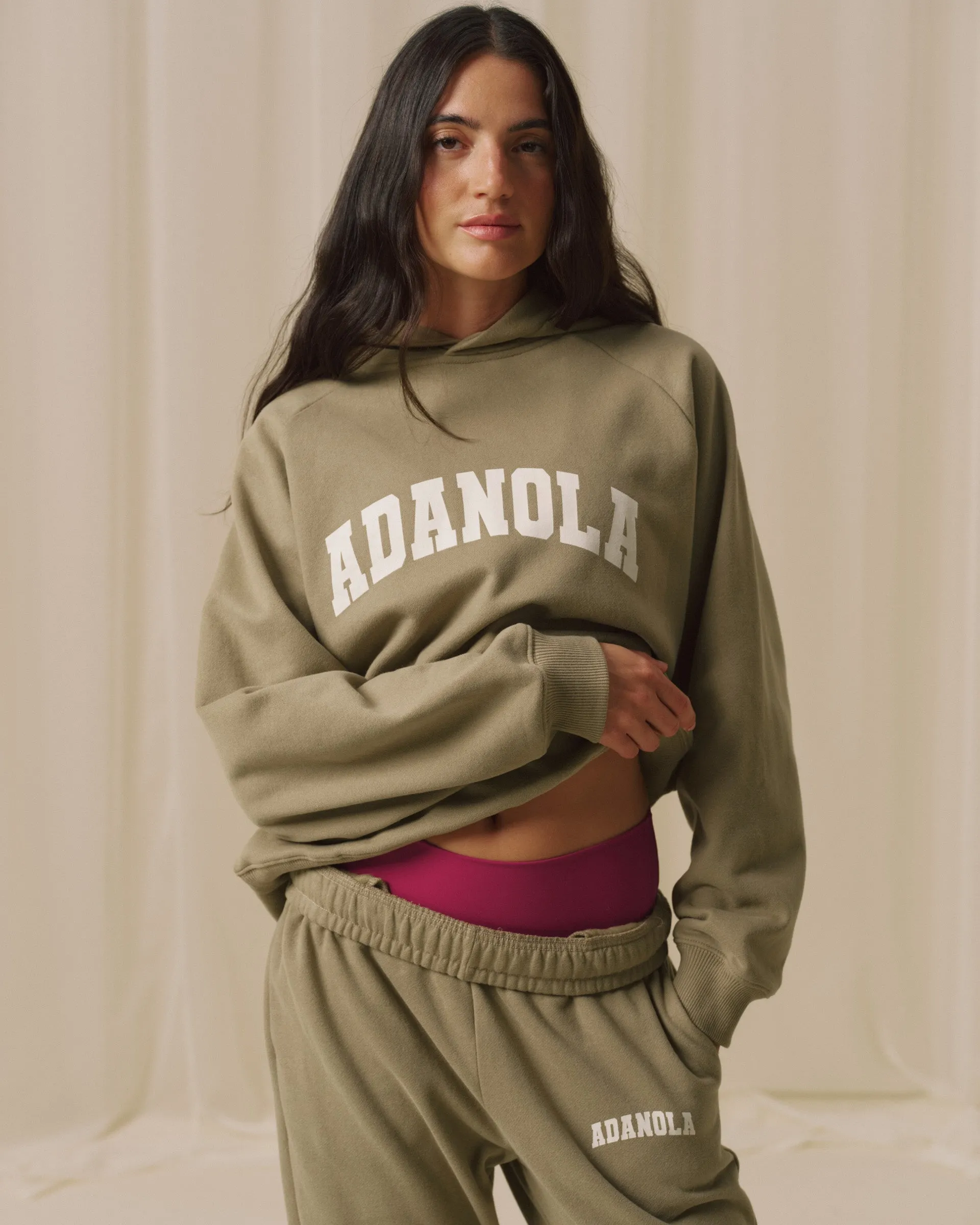 Varsity Loose Fit Hoodie - Pistachio Green sold by Adanola