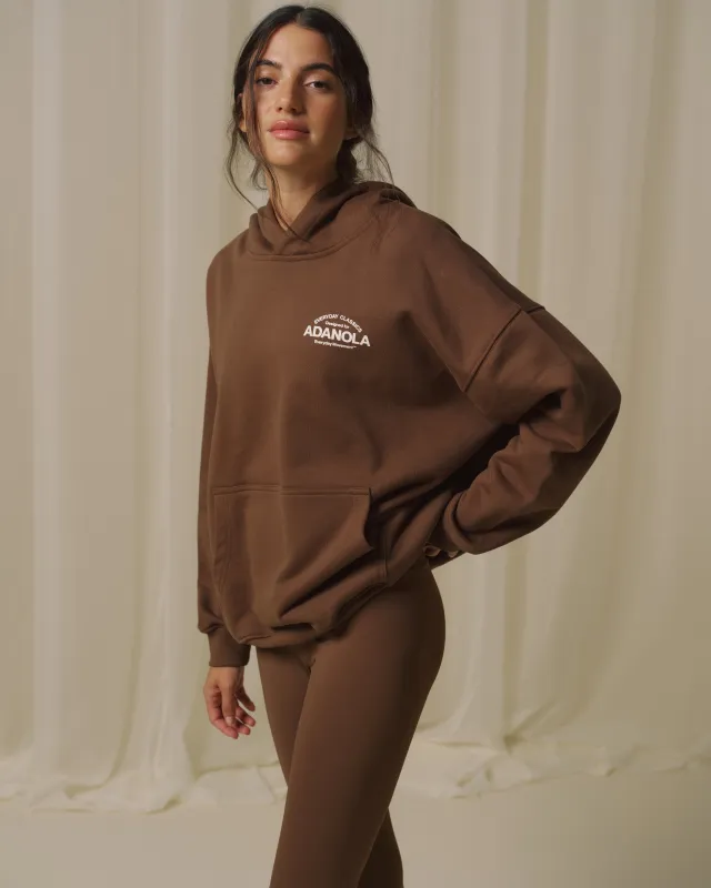 Classics Oversized Hoodie - Mocha Brown sold by Adanola