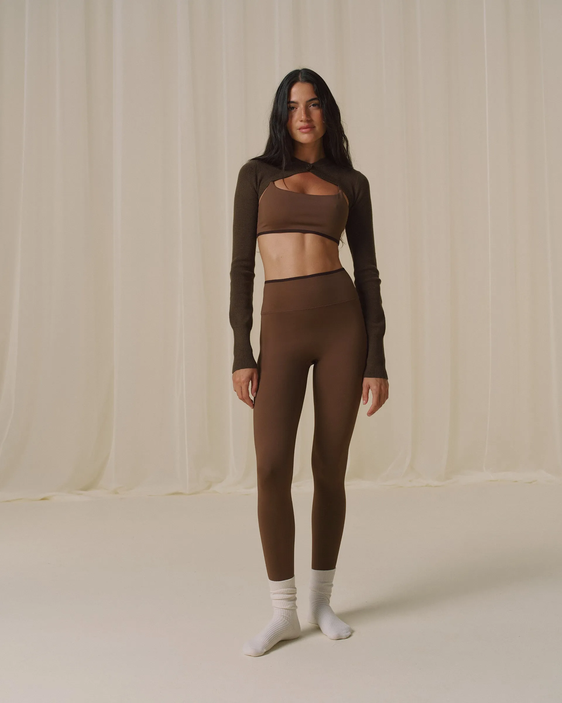 Knit Bolero - Mocha Brown sold by Adanola product image thumbnail 4