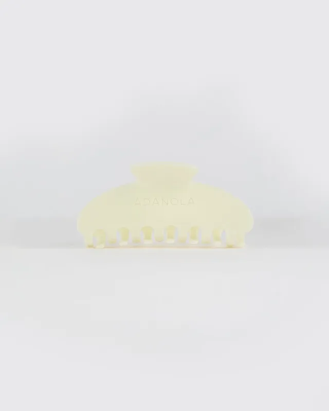 Large Claw Clip - Marshmallow White sold by Adanola