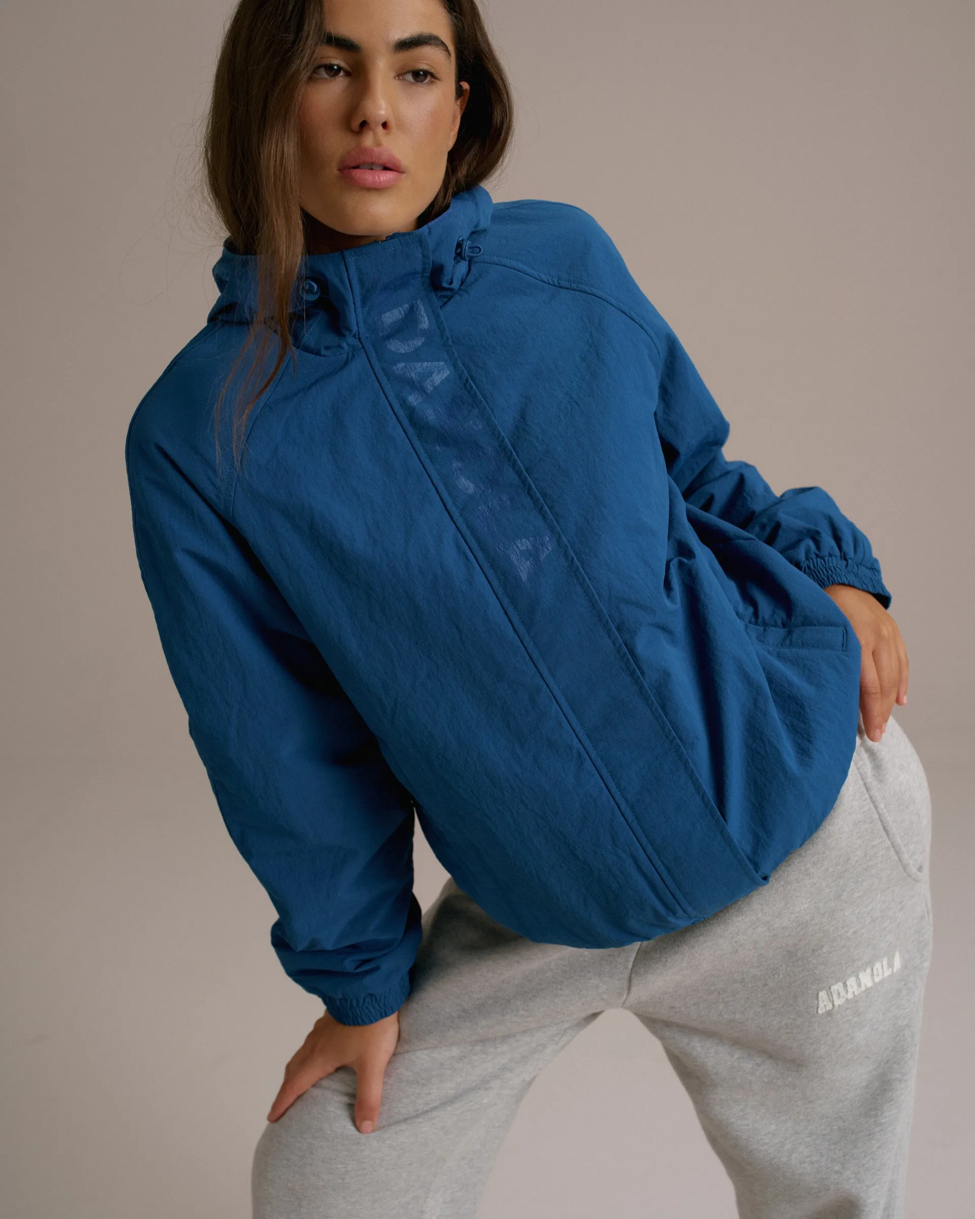Padded Windbreaker Jacket - College Blue sold by Adanola product image thumbnail 5
