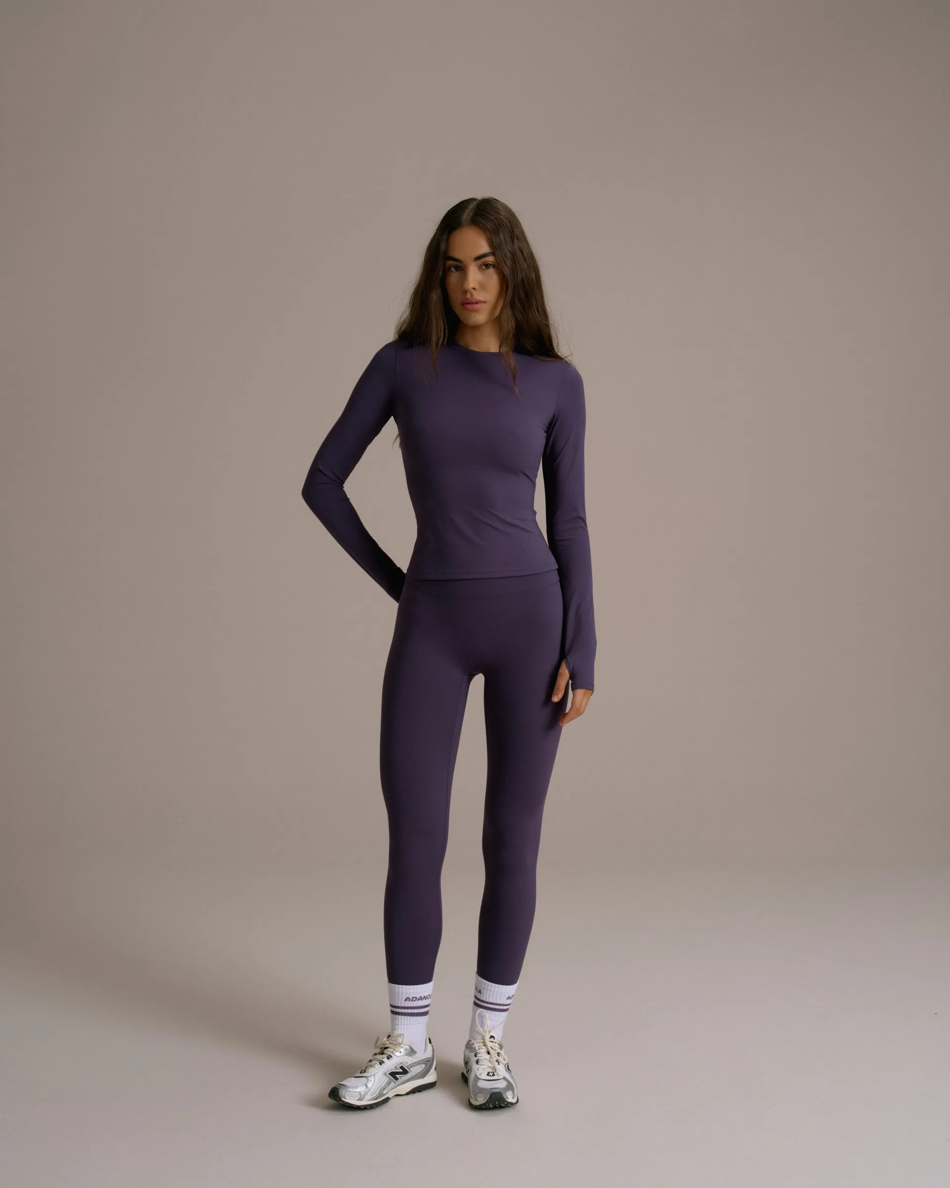 Ultimate Long Sleeve Top - Dark Plum sold by Adanola product image thumbnail 3