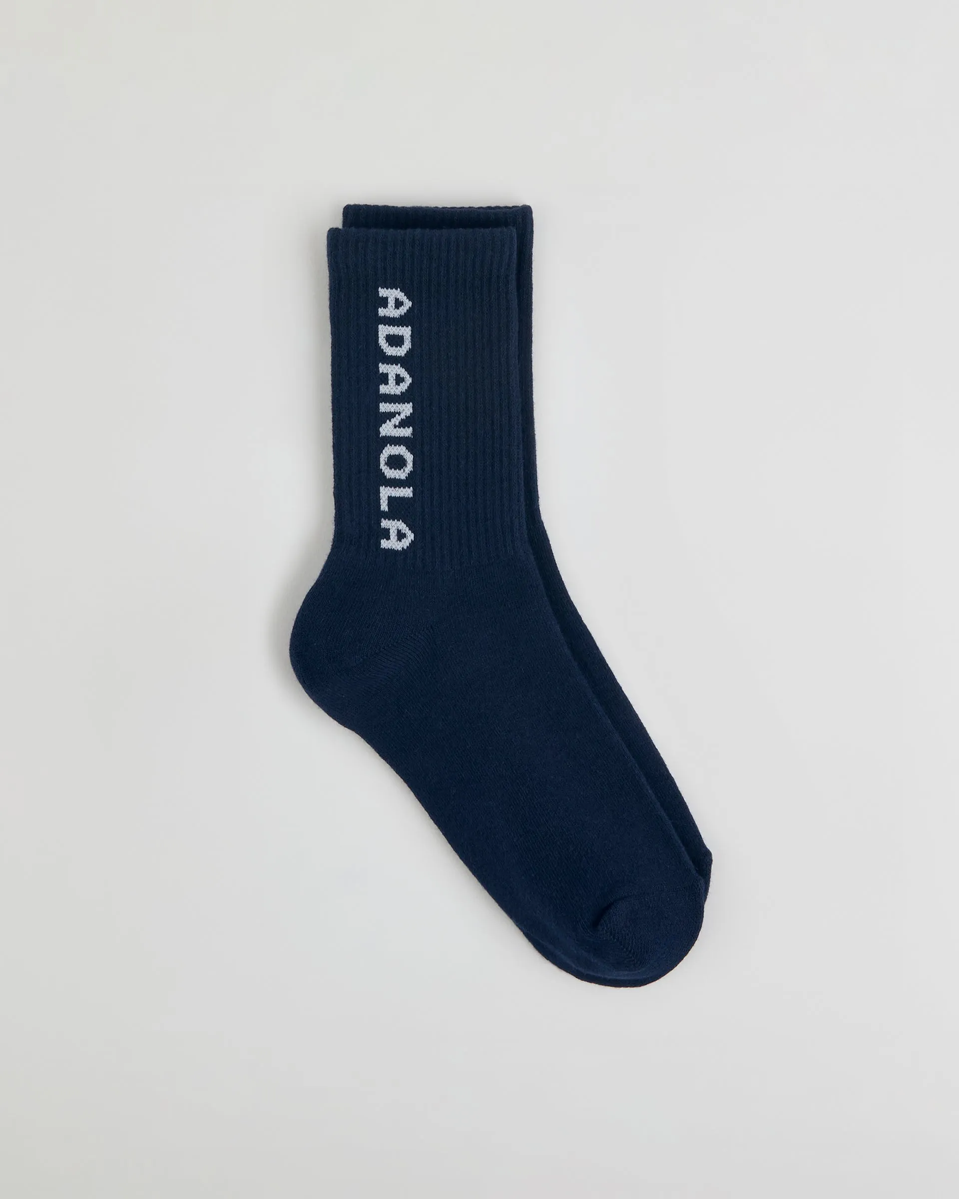 2 Pack Socks - Navy Blue/White sold by Adanola product image thumbnail 2