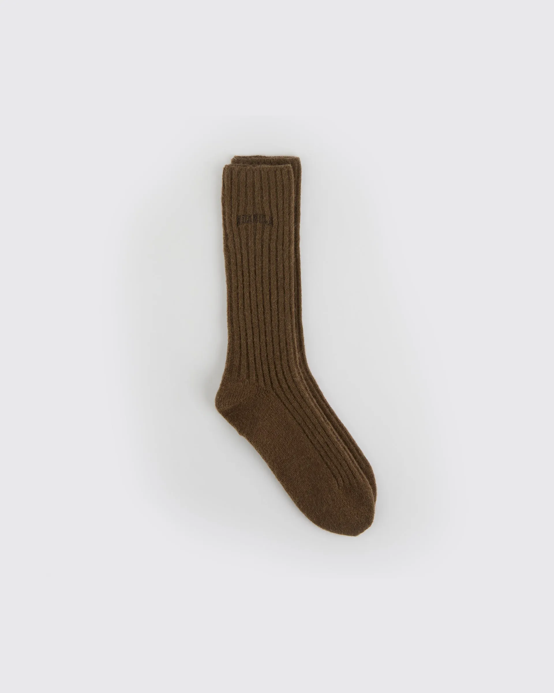 Knitted Socks - Mocha Brown sold by Adanola product image thumbnail 2