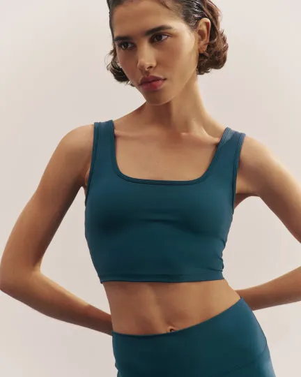 Ultimate Square Neck Bra - Teal Blue sold by Adanola product image thumbnail 3