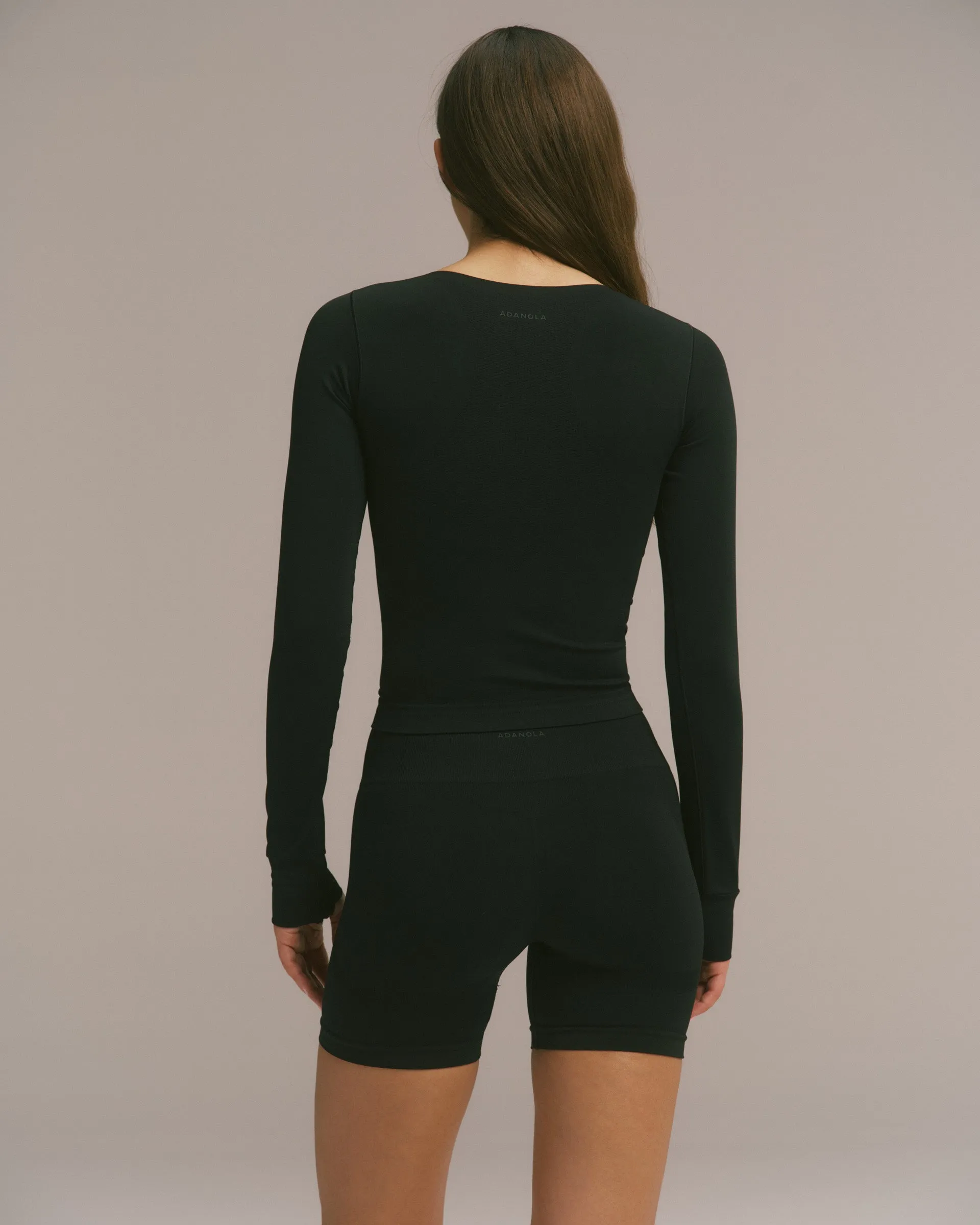 Impact Seamless Long Sleeve Top - Black sold by Adanola product image thumbnail 2