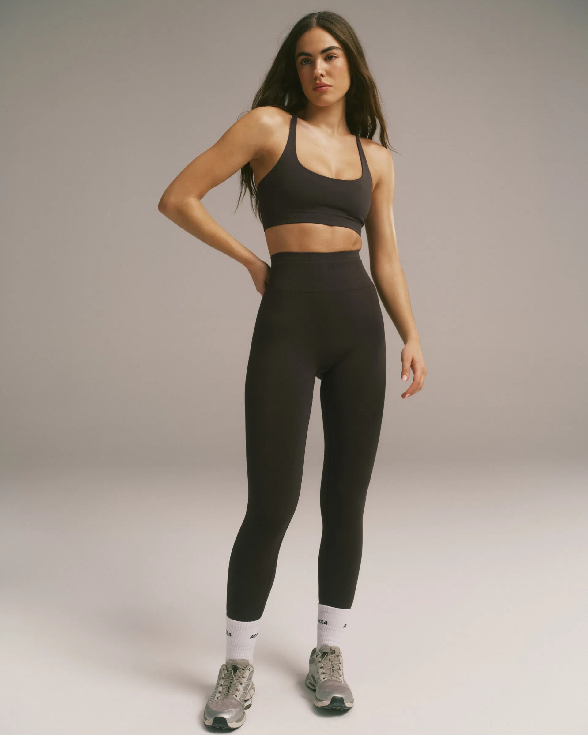 Impact Seamless Leggings - Coffee Bean sold by Adanola product image thumbnail 4