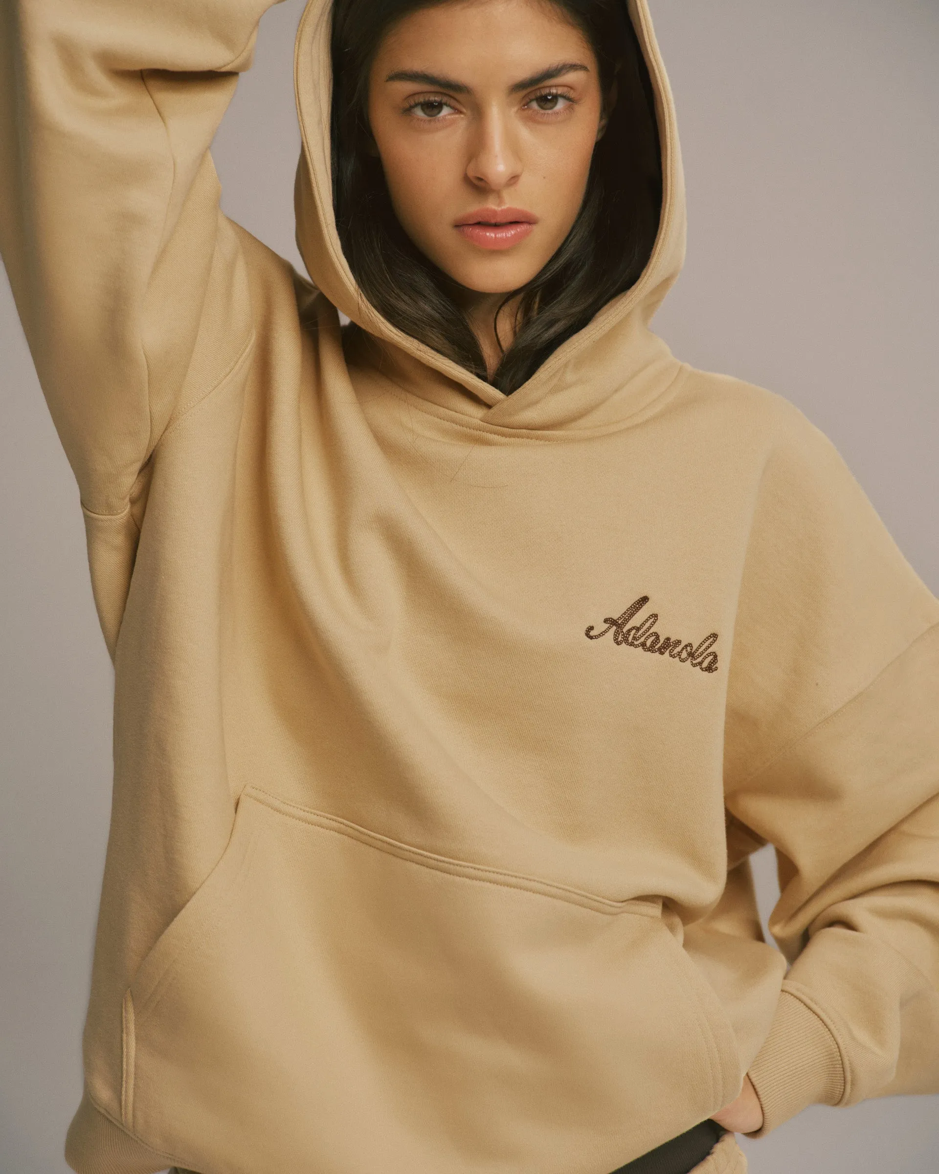 Signature Oversized Hoodie - Caramel Beige sold by Adanola product image thumbnail 5