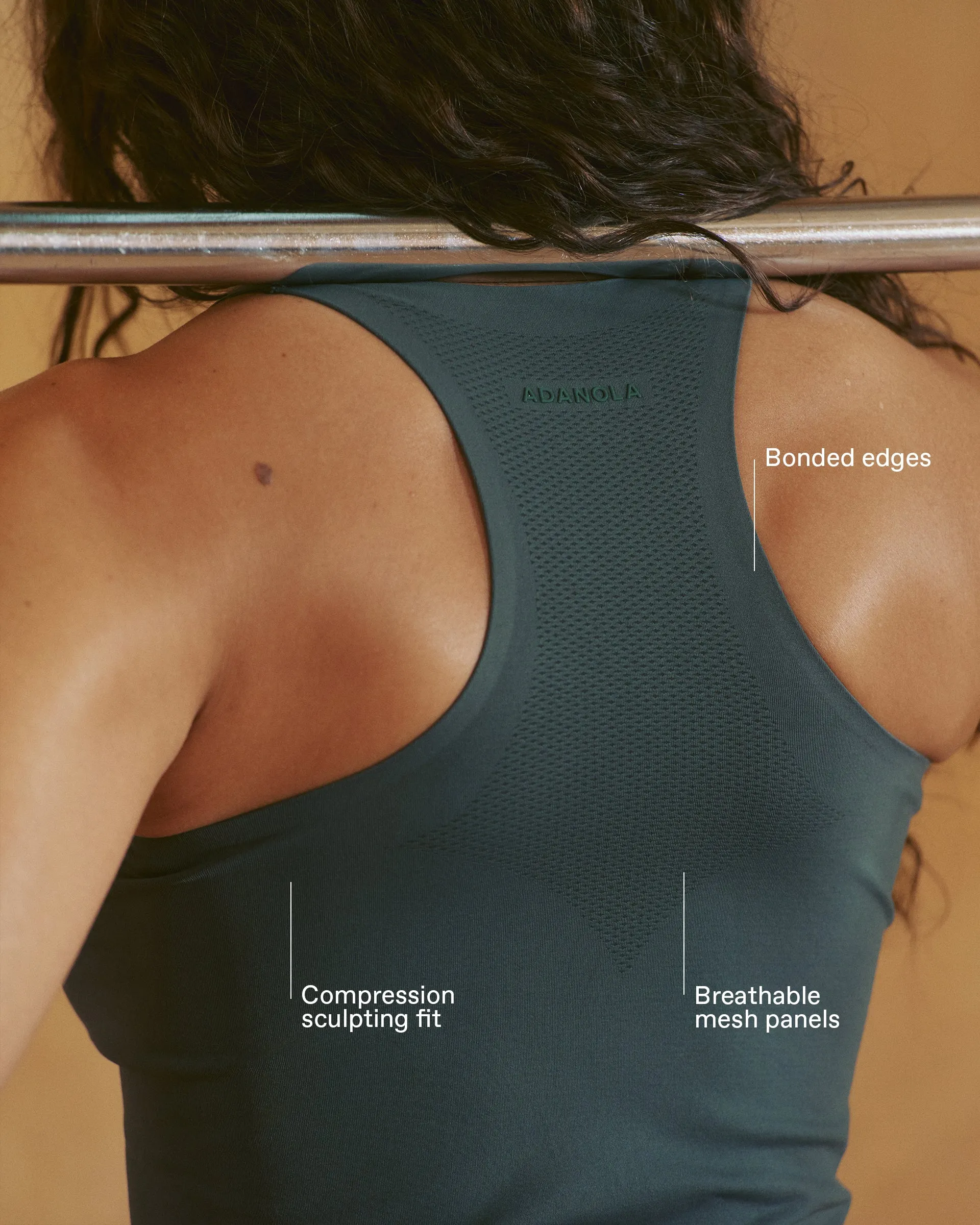 Seamless Racer Tank - Sea Green sold by Adanola product image thumbnail 2