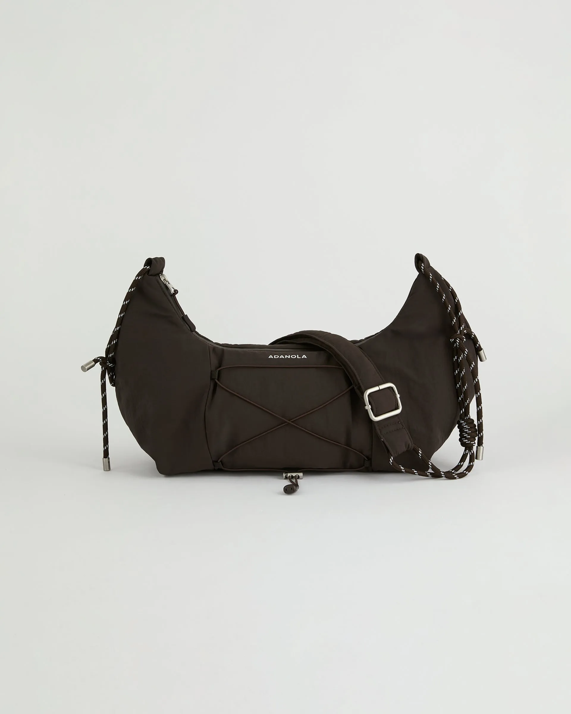 Large Rope Cross Body Bag - Coffee Bean sold by Adanola product image thumbnail 2