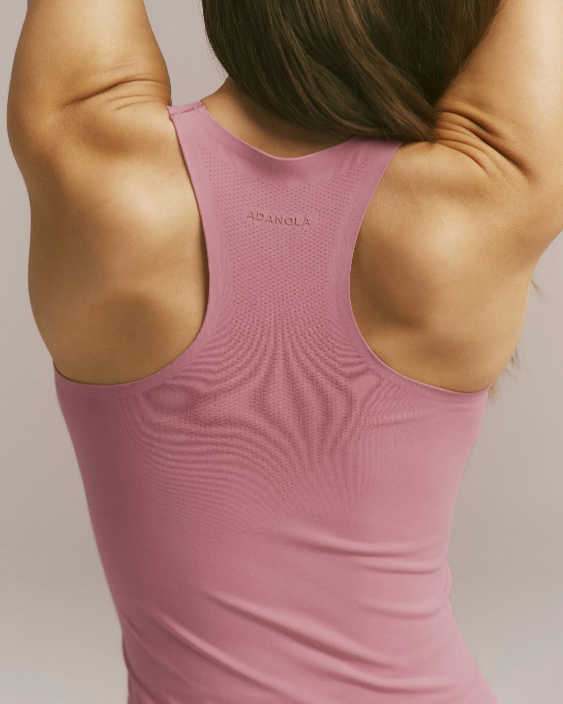 Seamless Racer Tank - Dusty Pink sold by Adanola product image thumbnail 2
