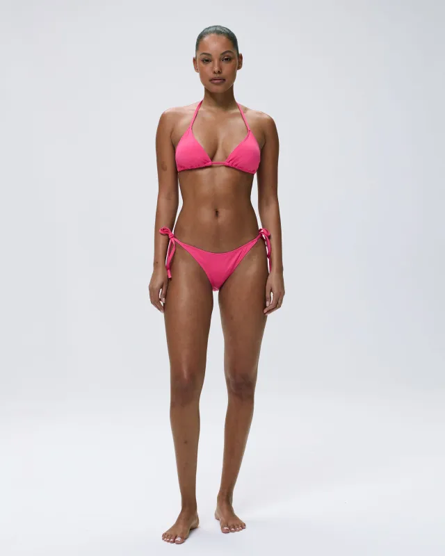 Tie Side Bikini Bottom -  Hot Pink sold by Adanola