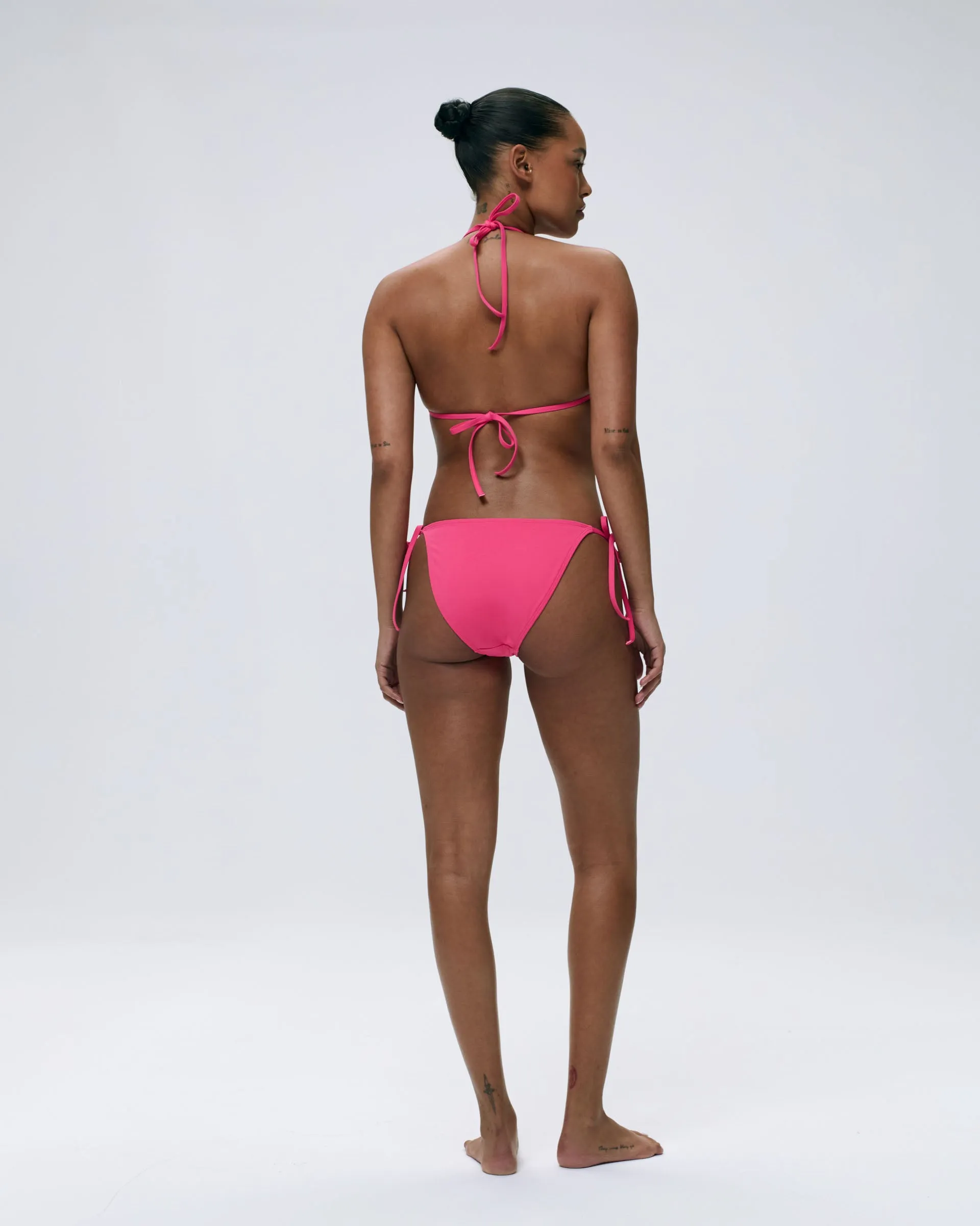 Tie Side Bikini Bottom - Hot Pink sold by Adanola product image thumbnail 2