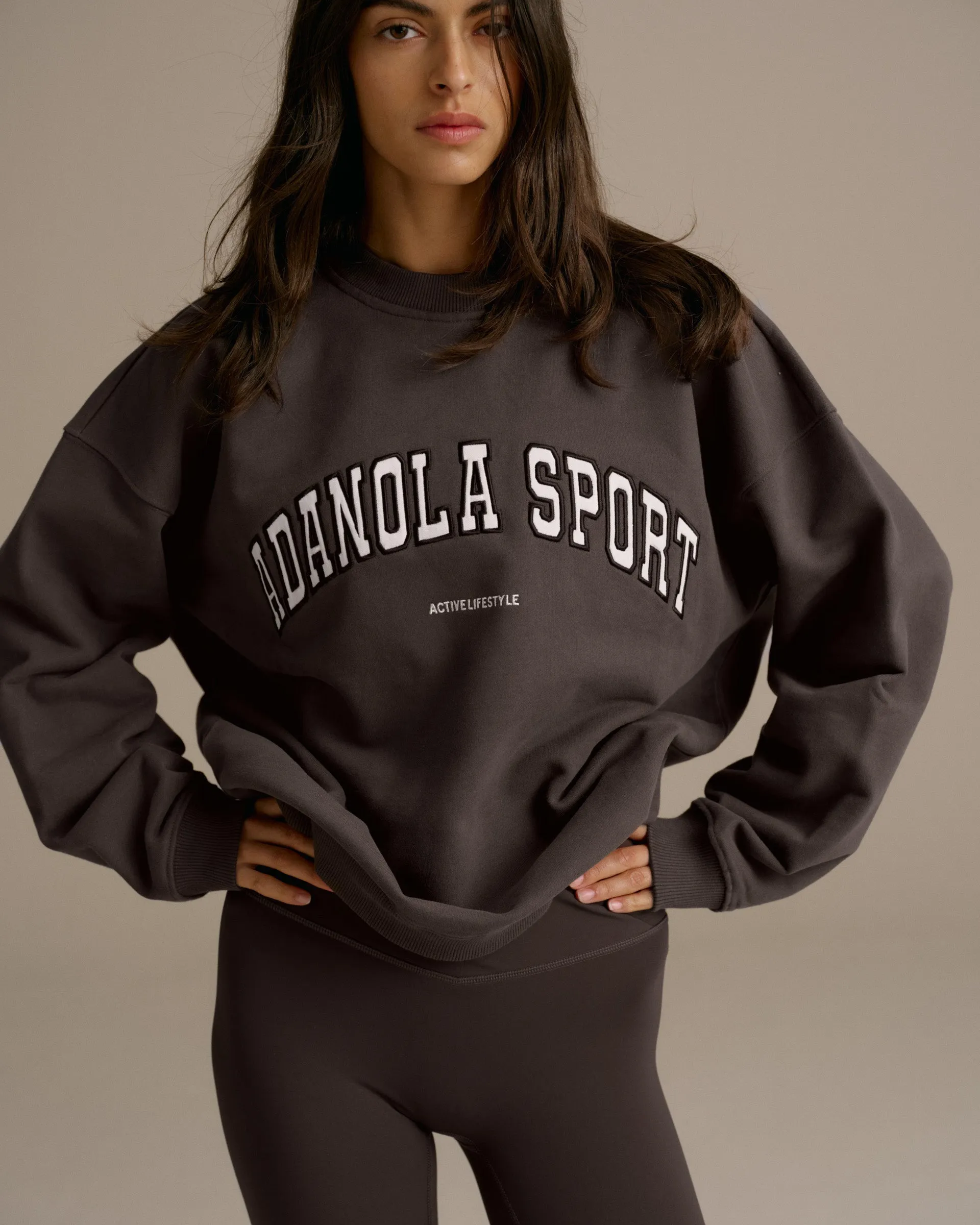 AS Oversized Sweatshirt - Washed Coffee Bean sold by Adanola product image thumbnail 3