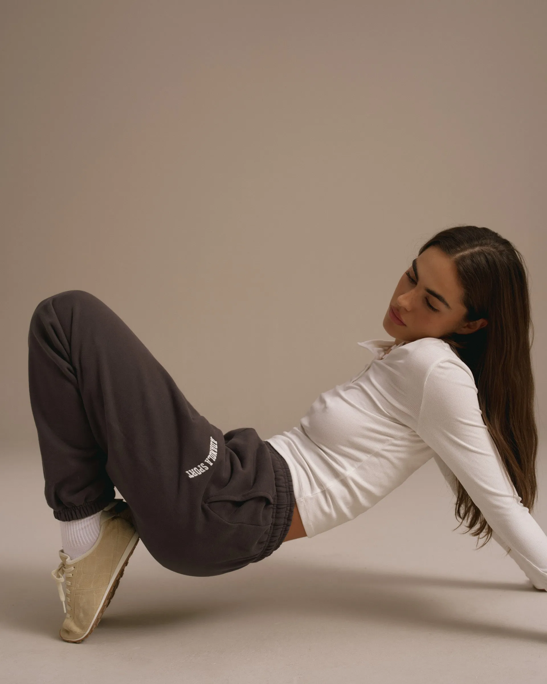 AS Sweatpants - Washed Coffee Bean sold by Adanola product image thumbnail 4