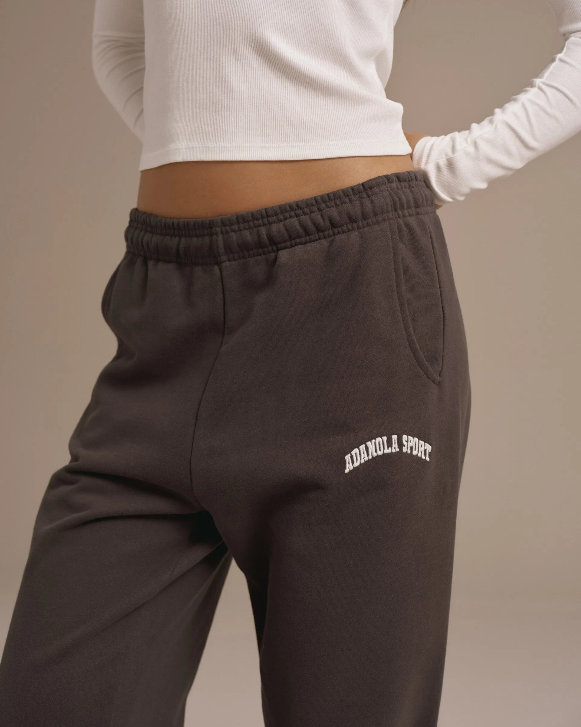 AS Sweatpants - Washed Coffee Bean sold by Adanola product image thumbnail 3