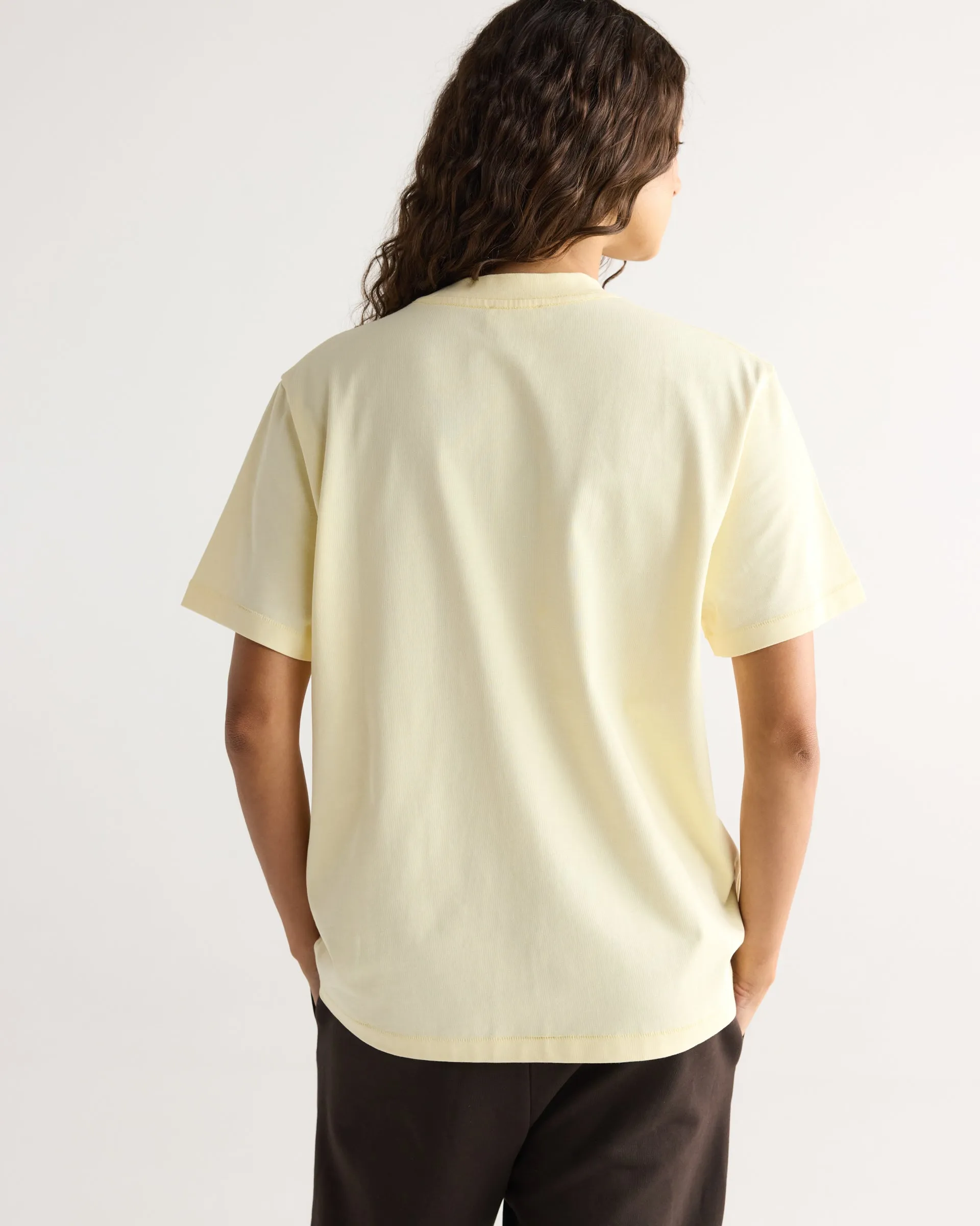 AS Stitch Detail Oversized T-shirt - Buttercream sold by Adanola product image thumbnail 2