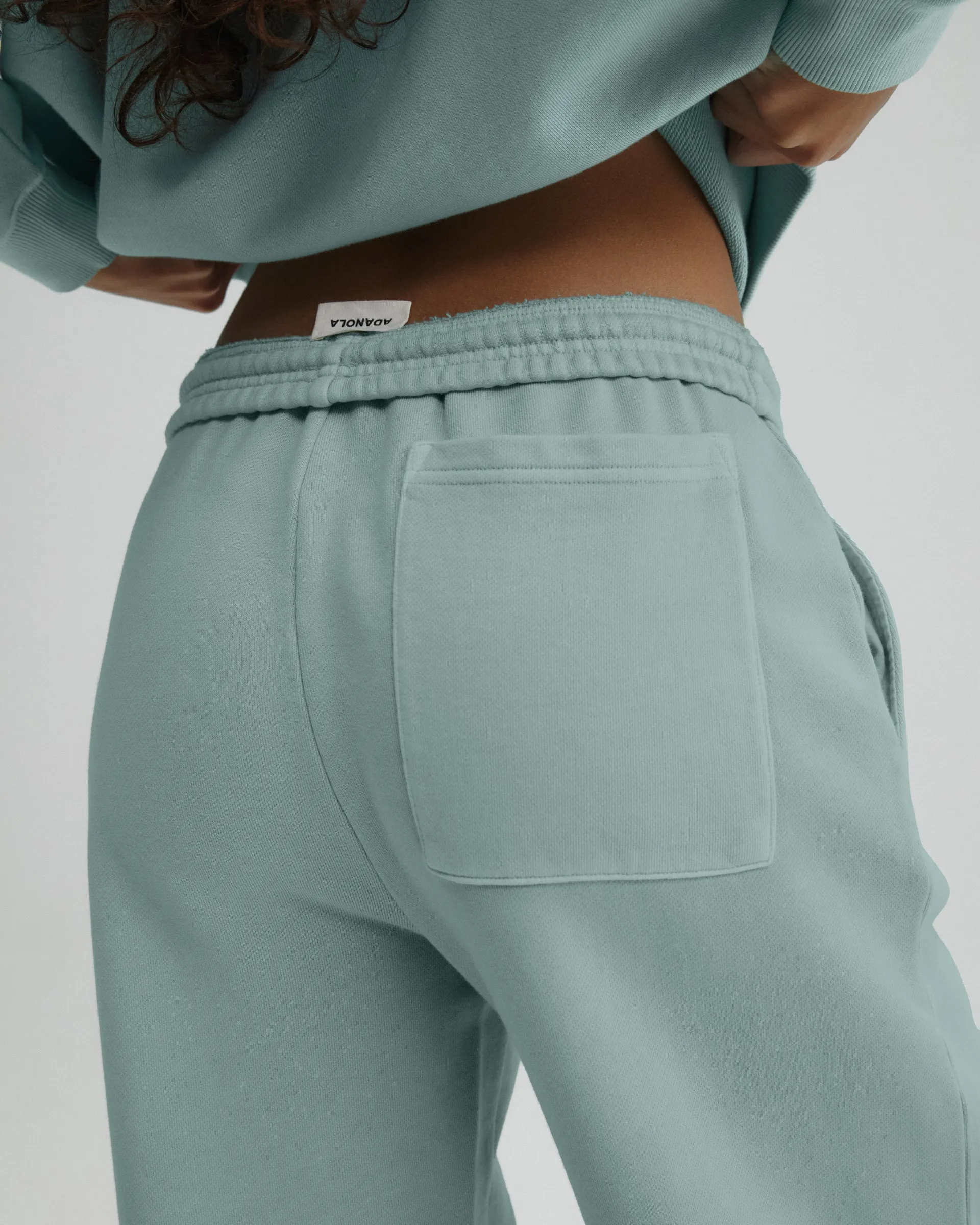 Echo Washed Straight Leg Sweatpants - Ocean Blue/Midnight Blue sold by Adanola product image thumbnail 4