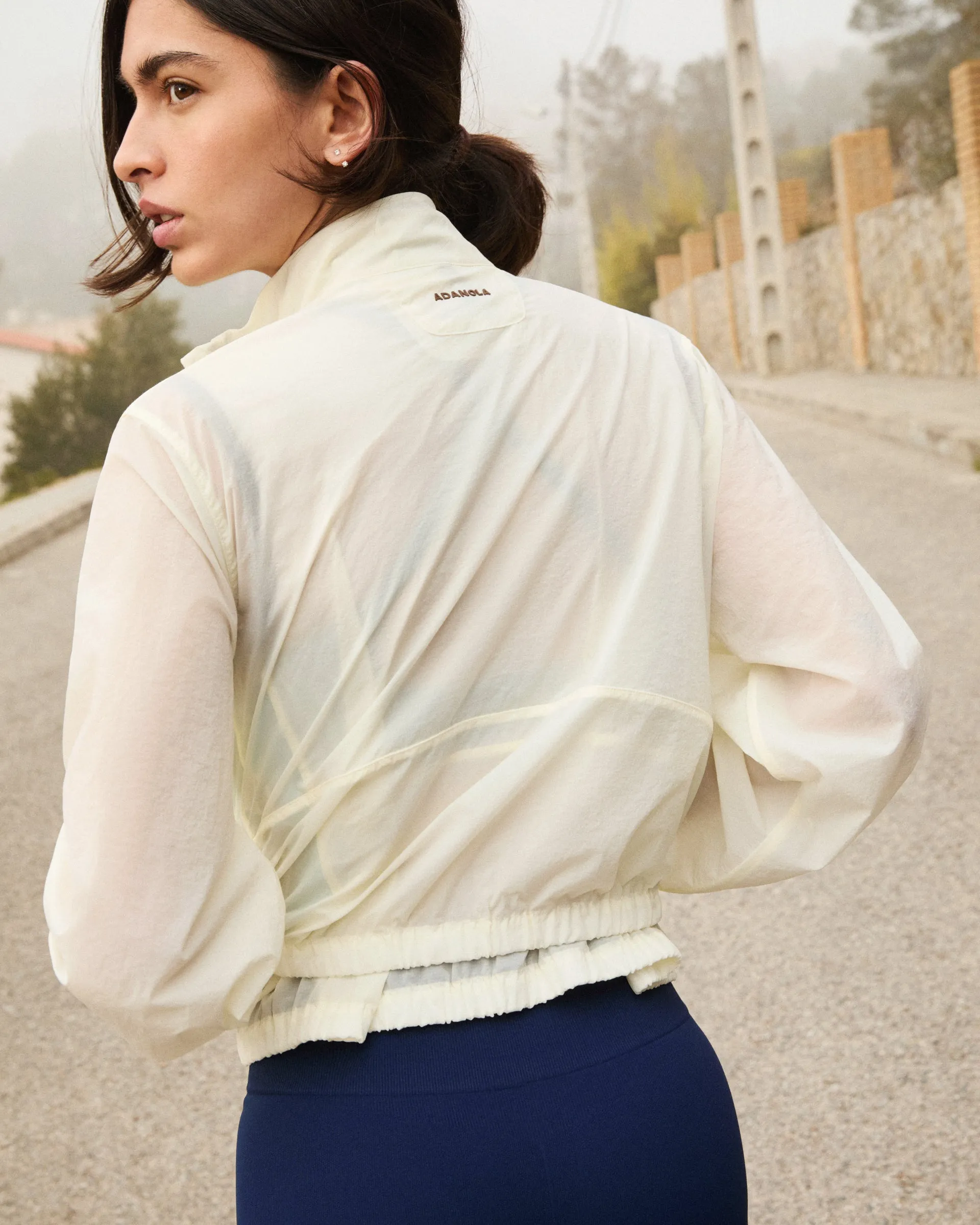 Lightweight Ripstop Windbreaker - Marshmallow White sold by Adanola product image thumbnail 2