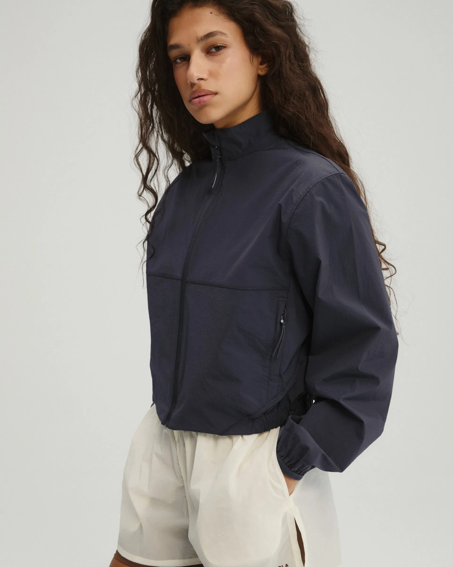 Lightweight Ripstop Windbreaker - Midnight Blue sold by Adanola