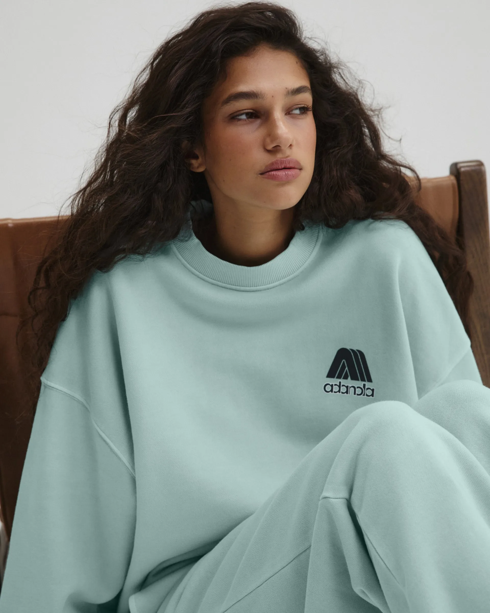 Echo Washed Oversized Sweatshirt - Ocean Blue/Midnight Blue sold by Adanola product image thumbnail 3